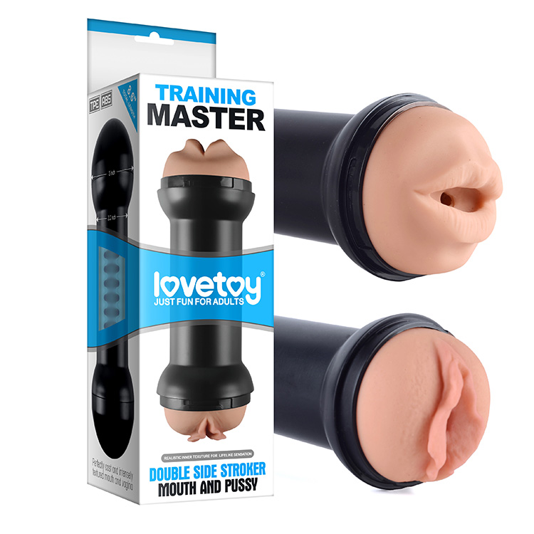 Cốc thủ dâm 2 đầu Lovetoy Double âm đạo -hậu môn- miệng
